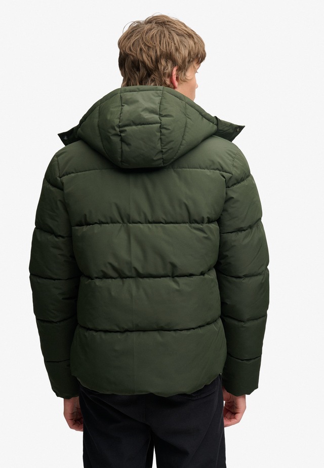 Superdry Steppjacke »PREMIUM HOOD PUFFER JKT« mit Kapuze Kunstfaser, relaxed fit