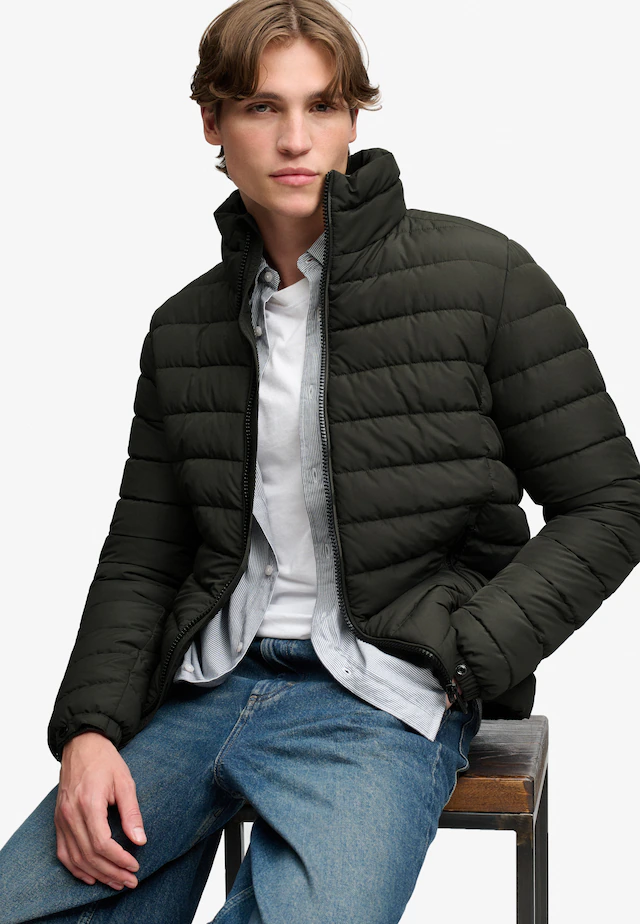 Superdry Steppjacke »FUJI MIDWEIGHT PADDED JKT« Kunstfaser, slim fit