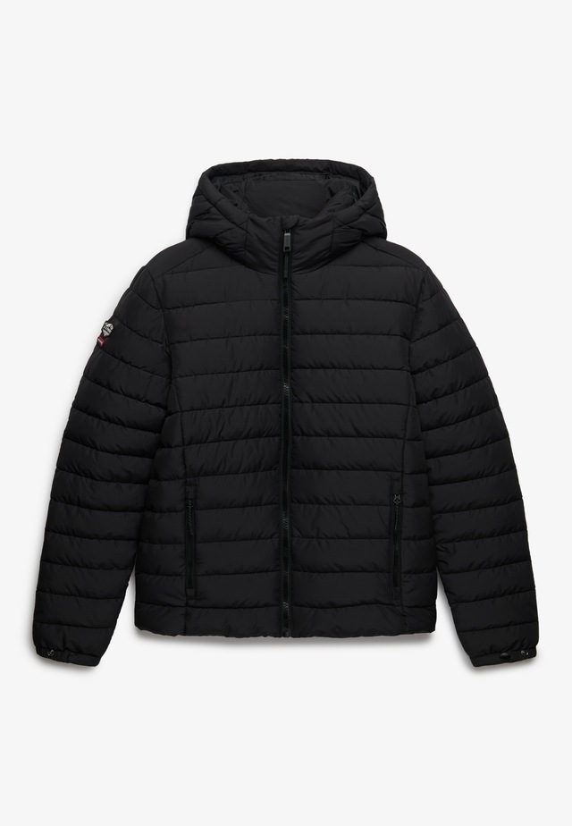 Superdry Steppjacke »HOOD FUJI MIDWEIGHT PADDED JKT« mit Kapuze Kunstfaser, slim fit