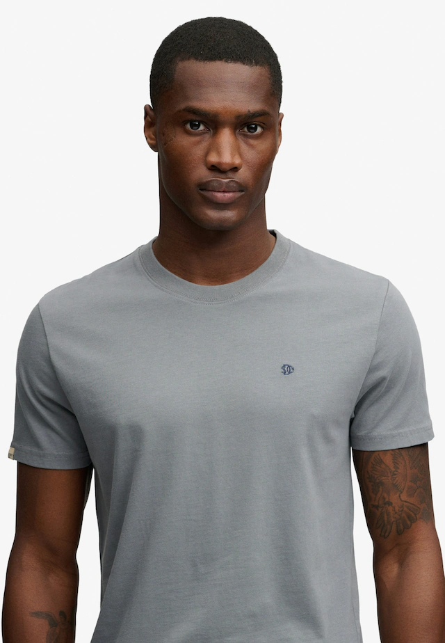 Superdry Rundhalsshirt »ESSENTIAL SDCO LOGO EMB TEE« Baumwolle, regular fit