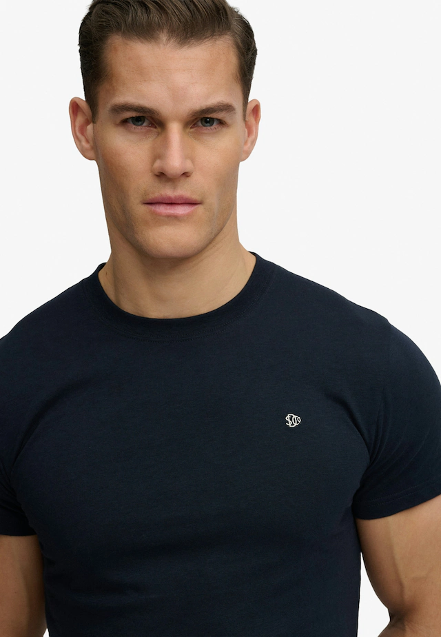 Superdry Rundhalsshirt »ESSENTIAL SDCO LOGO EMB TEE« Baumwolle, regular fit