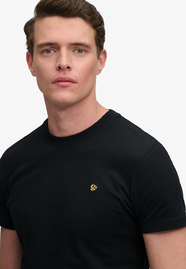 Superdry Rundhalsshirt »ESSENTIAL SDCO LOGO EMB TEE« Baumwolle, regular fit