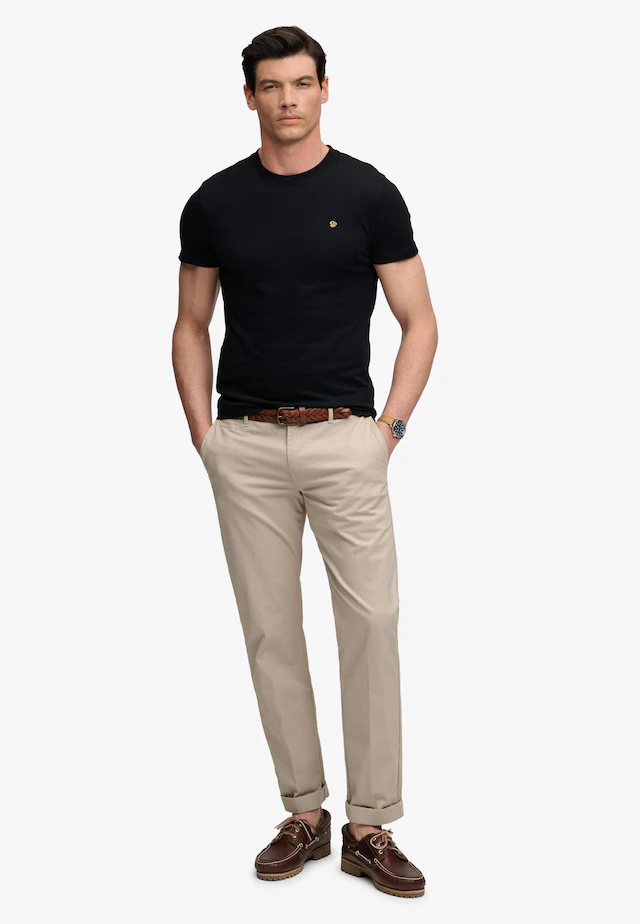 Superdry Rundhalsshirt »ESSENTIAL SDCO LOGO EMB TEE« Baumwolle, regular fit
