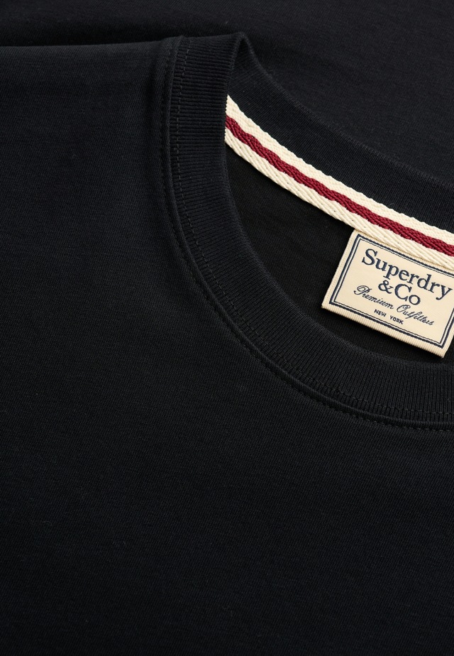 Superdry Rundhalsshirt »ESSENTIAL SDCO LOGO EMB TEE« Baumwolle, regular fit