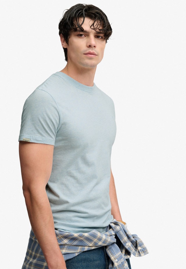 Superdry Rundhalsshirt »ESSENTIAL SDCO LOGO EMB TEE« Baumwolle, regular fit