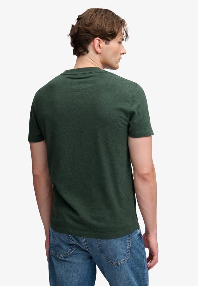 Superdry Rundhalsshirt »ESSENTIAL SDCO LOGO EMB TEE« Baumwolle, regular fit