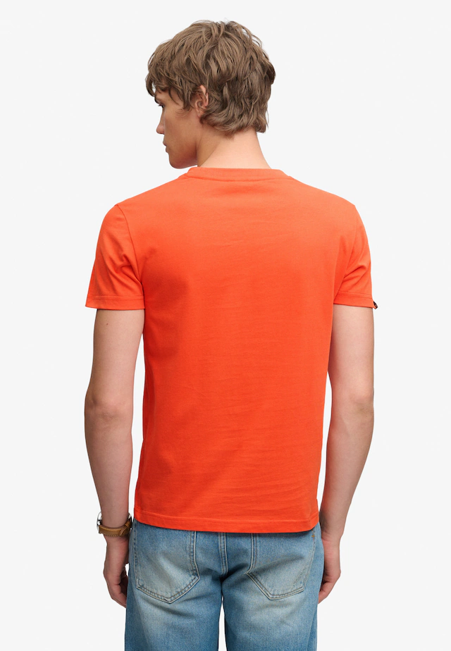 Superdry Rundhalsshirt »ESSENTIAL SDCO LOGO EMB TEE« Baumwolle, regular fit