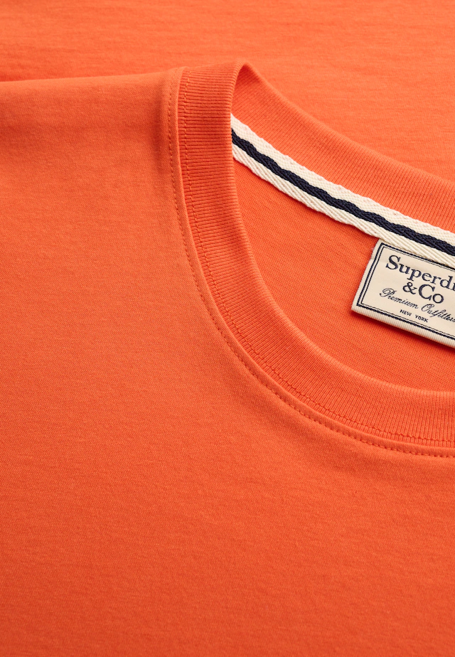 Superdry Rundhalsshirt »ESSENTIAL SDCO LOGO EMB TEE« Baumwolle, regular fit