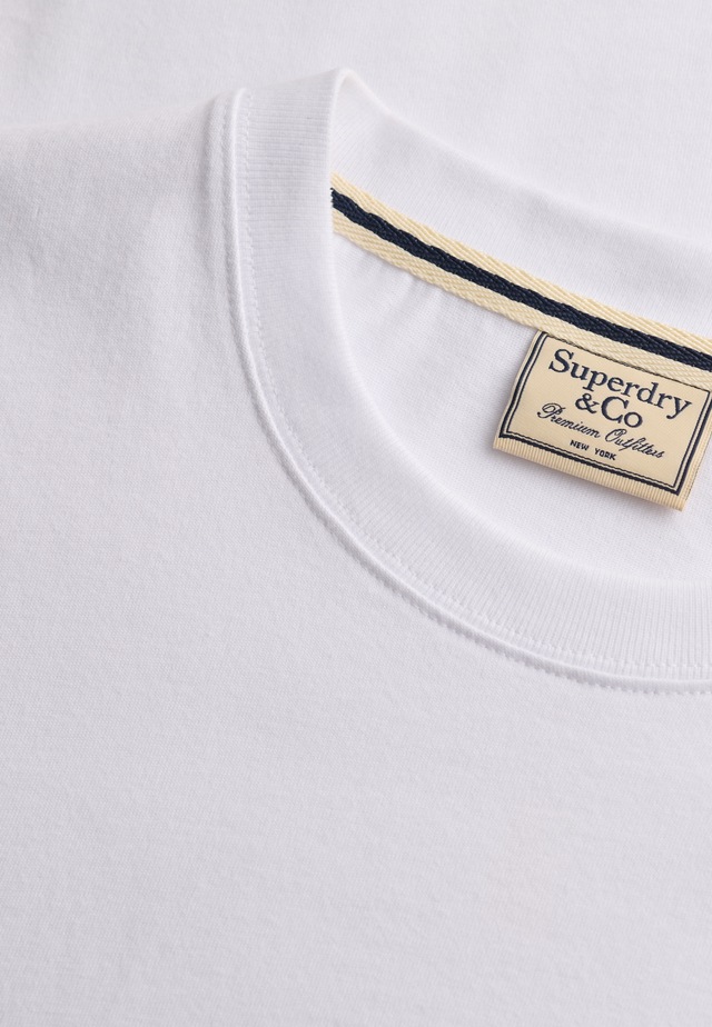 Superdry Rundhalsshirt »ESSENTIAL SDCO LOGO EMB TEE« Baumwolle, regular fit
