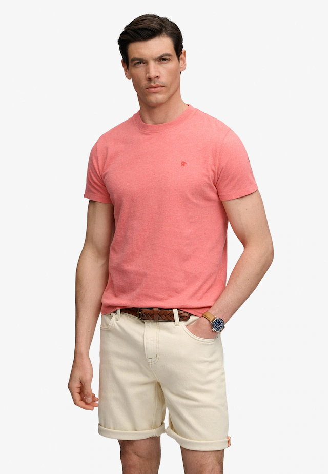 Superdry Rundhalsshirt »ESSENTIAL SDCO LOGO EMB TEE« Baumwolle, regular fit