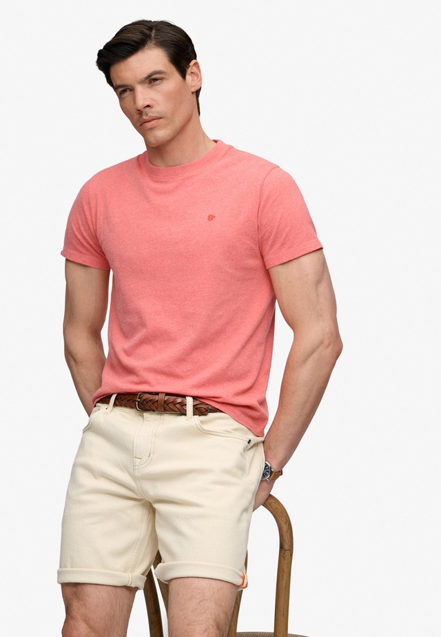 Superdry Rundhalsshirt »ESSENTIAL SDCO LOGO EMB TEE« Baumwolle, regular fit