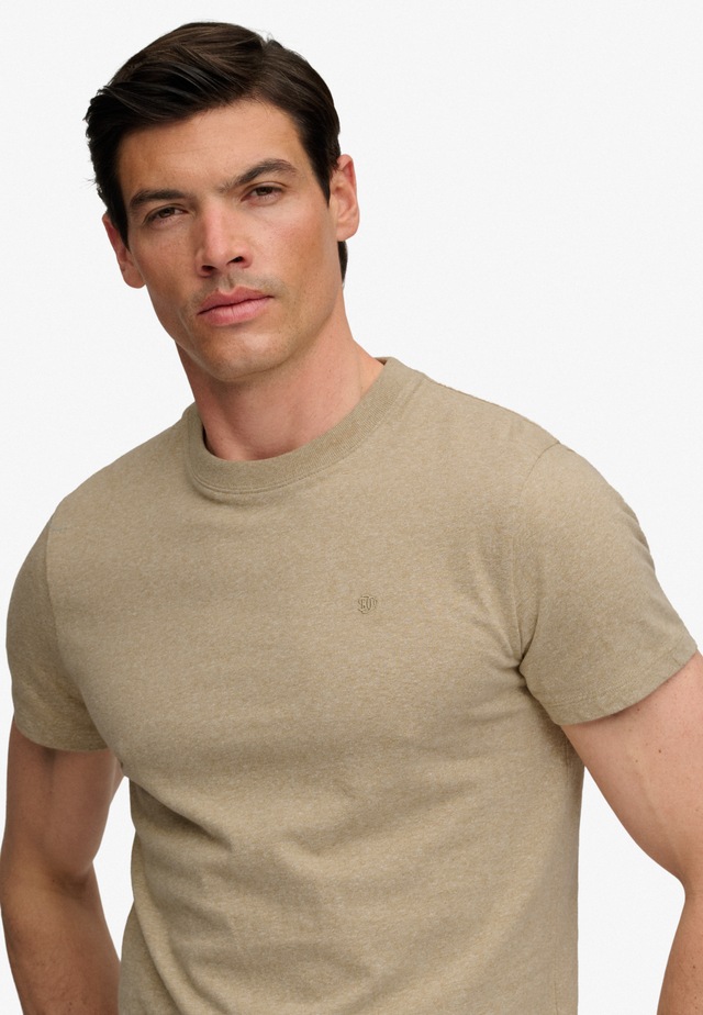 Superdry Rundhalsshirt »ESSENTIAL SDCO LOGO EMB TEE« Baumwolle, regular fit