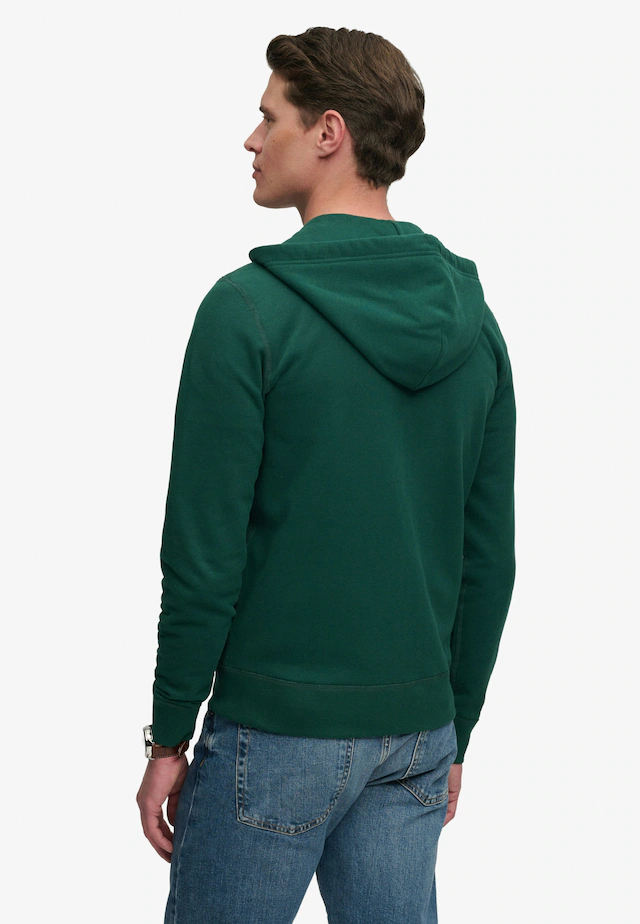 Superdry Kapuzensweatjacke »ESSENTIAL SDCO LOGO ZIPHOOD« Baumwollmischung, regular fit