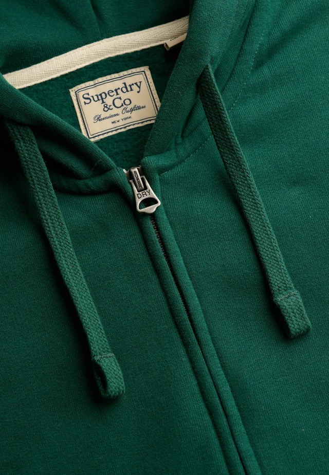 Superdry Kapuzensweatjacke »ESSENTIAL SDCO LOGO ZIPHOOD« Baumwollmischung, regular fit