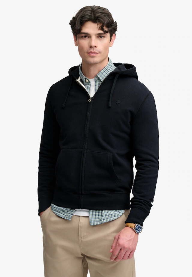 Superdry Kapuzensweatjacke »ESSENTIAL SDCO LOGO ZIPHOOD« Baumwollmischung, regular fit