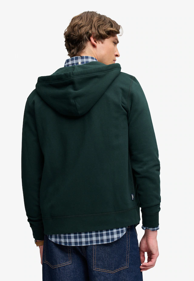 Superdry Kapuzensweatjacke »ESSENTIAL SDCO LOGO ZIPHOOD« Baumwollmischung, regular fit