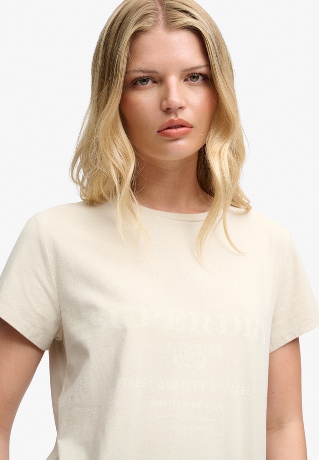 Superdry Print-Shirt »LUXE CASUAL CLASSIC TEE« Baumwolle, slim fit