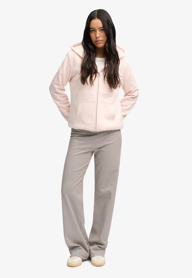 Superdry Kapuzensweatjacke »SIGNATURE EMB BORG ZIPHOOD« Baumwollmischung, relaxed fit
