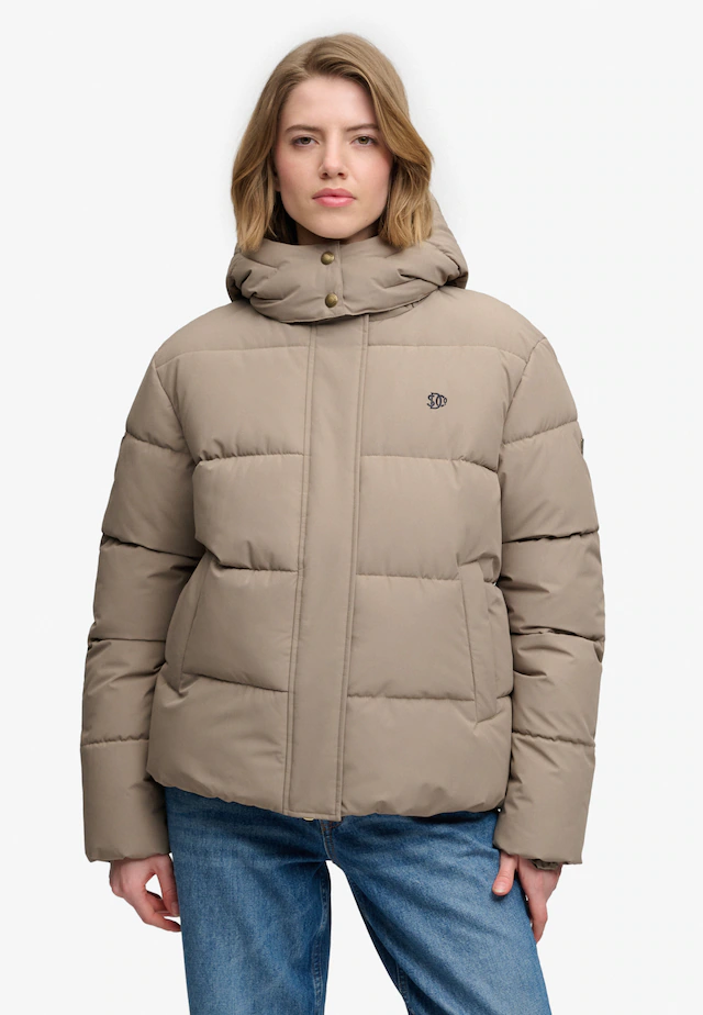 Superdry Steppjacke »PREMIUM HOOD PUFFER JKT« mit Kapuze Kunstfaser, relaxed fit