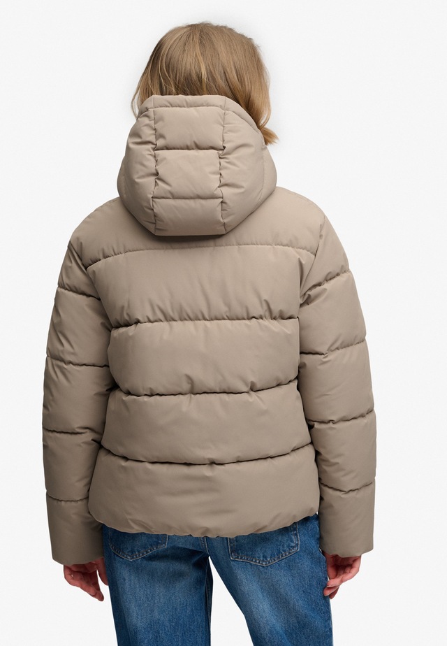 Superdry Steppjacke »PREMIUM HOOD PUFFER JKT« mit Kapuze Kunstfaser, relaxed fit