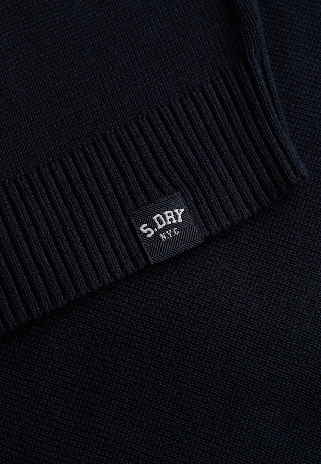 Superdry Strickjacke »ESSENTIAL SLOUCHY CREW CARDI« Baumwollmischung