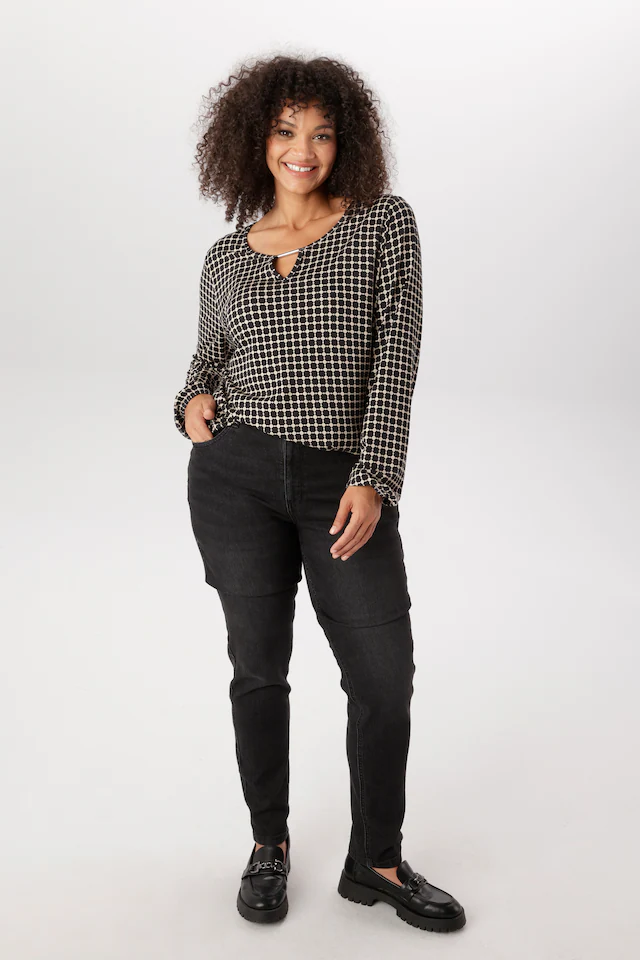 Aniston PLUS Gerade Jeans im 5-Pocket-Style - NEUE KOLLEKTION