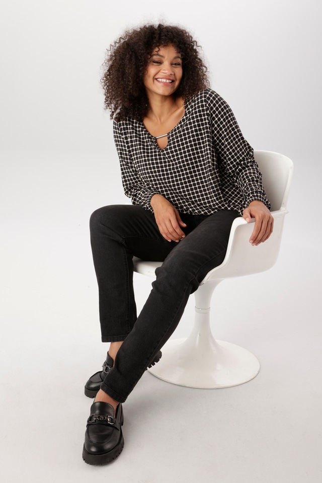 Aniston PLUS Gerade Jeans im 5-Pocket-Style - NEUE KOLLEKTION