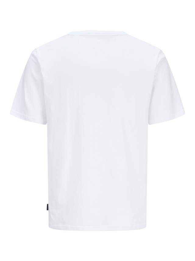Jack & Jones Rundhalsshirt »JJKYLE TEE SS CREW NECK« aus Baumwolle und Jersey, mit geradem Abschluss, ohne Verschluss