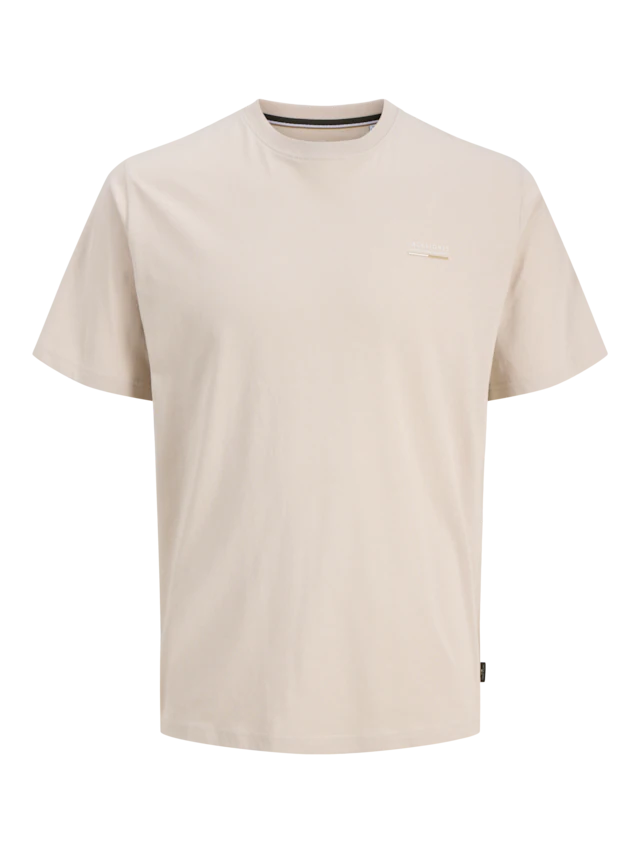 Jack & Jones Rundhalsshirt »JJKYLE TEE SS CREW NECK« aus Baumwolle und Jersey, mit geradem Abschluss, ohne Verschluss