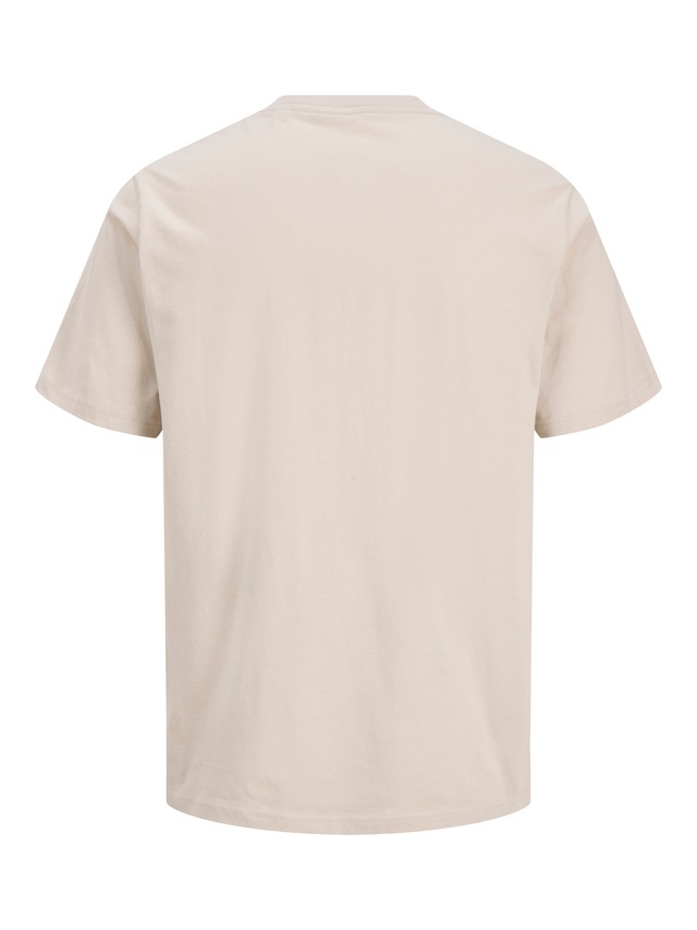 Jack & Jones Rundhalsshirt »JJKYLE TEE SS CREW NECK« aus Baumwolle und Jersey, mit geradem Abschluss, ohne Verschluss