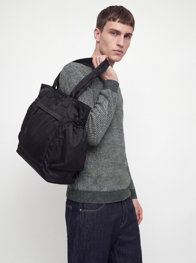 Jack & Jones Rundhalspullover »JJCLEVELAND KNIT CREW NECK« Materialmix, normal geschnitten