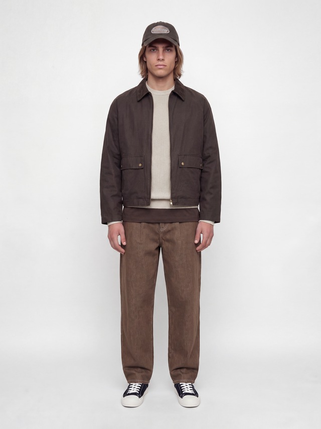 Jack & Jones Rundhalspullover »JJCLEVELAND KNIT CREW NECK« Materialmix, normal geschnitten