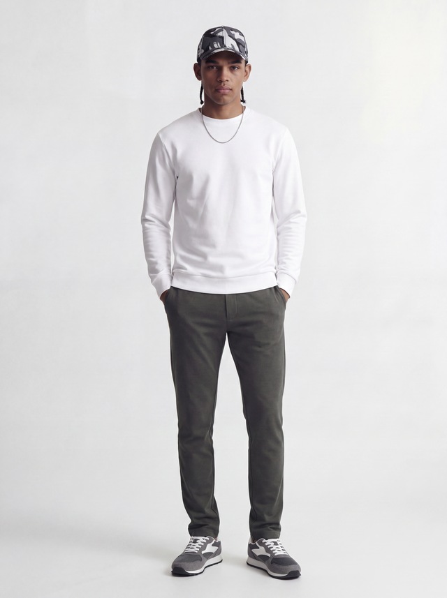 Jack & Jones Schlupfhose »JPSTKANE WILLIAM JOGGER NOOS« Materialmix, locker geschnitten
