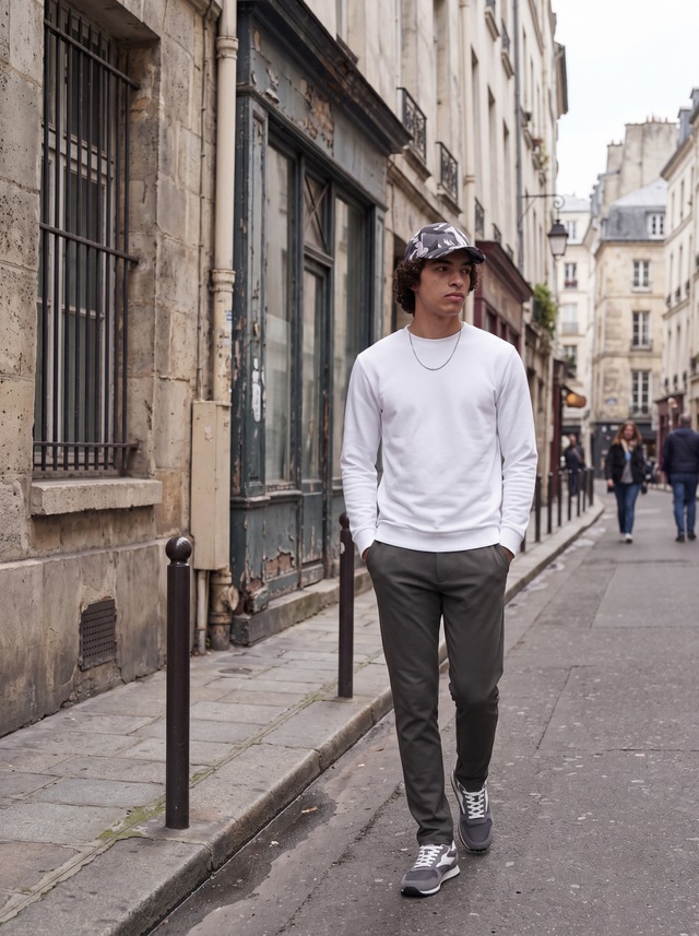 Jack & Jones Schlupfhose »JPSTKANE WILLIAM JOGGER NOOS« Materialmix, locker geschnitten