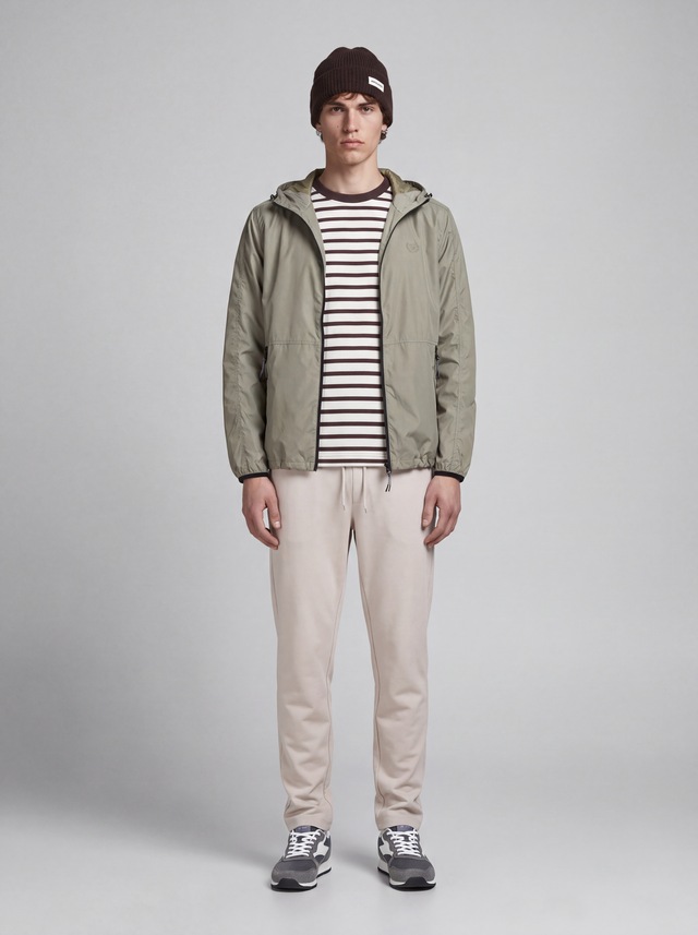 Jack & Jones Schlupfhose »JPSTKANE WILLIAM JOGGER NOOS« Materialmix, locker geschnitten