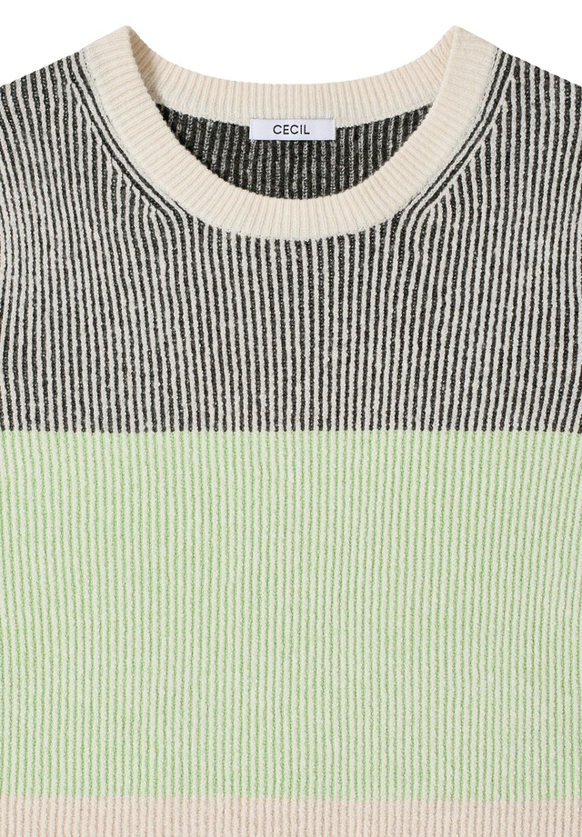 Cecil Strickpullover im Color Block Design