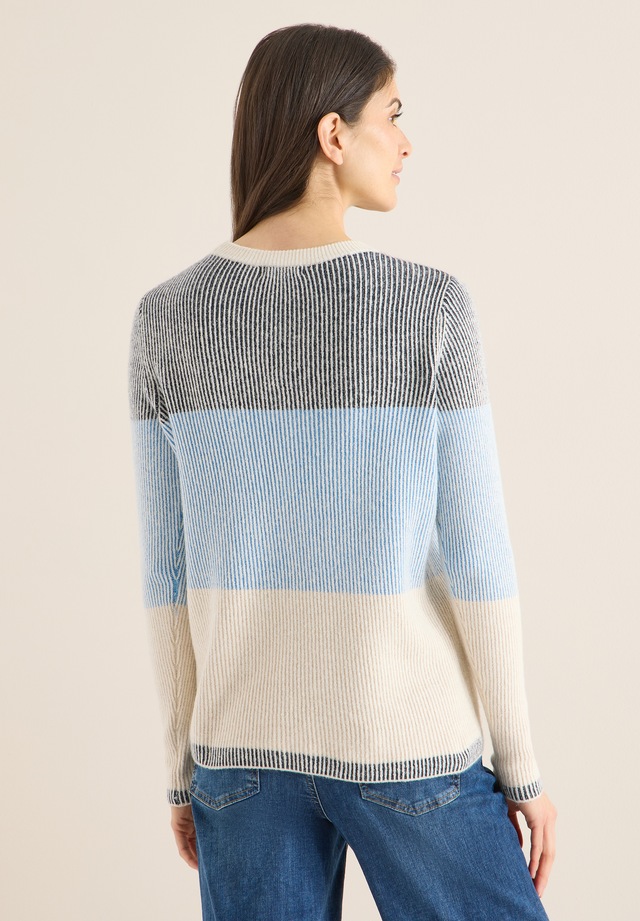 Cecil Strickpullover im Color Block Design