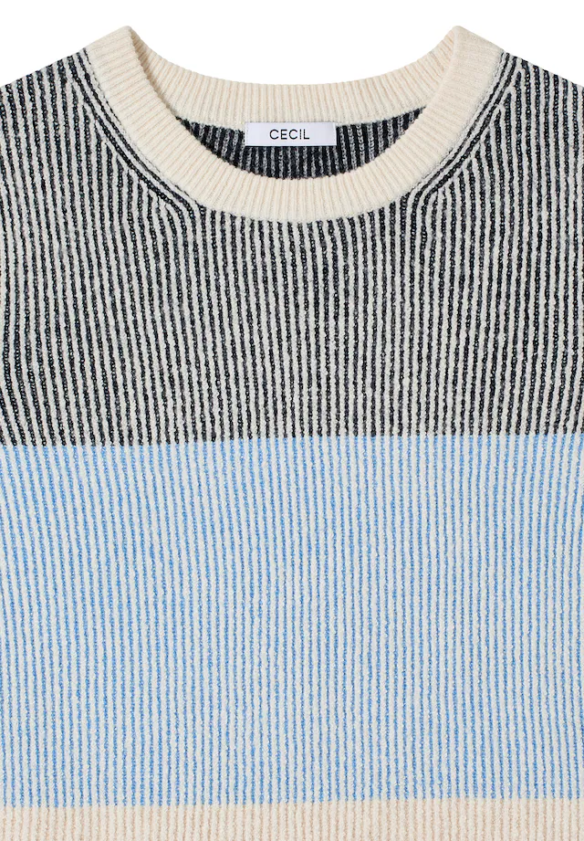 Cecil Strickpullover im Color Block Design