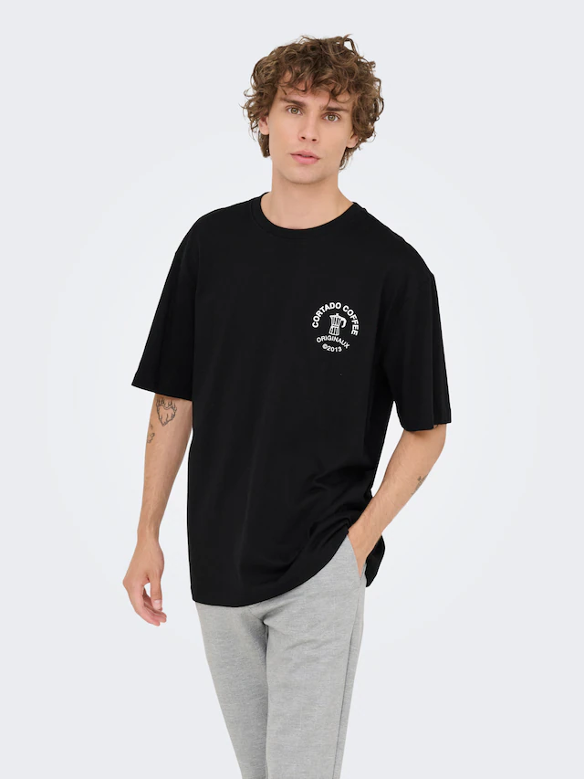 ONLY & SONS T-Shirt »ONSNATHAN RLX SS TEE NOOS« Baumwolle, relaxed fit
