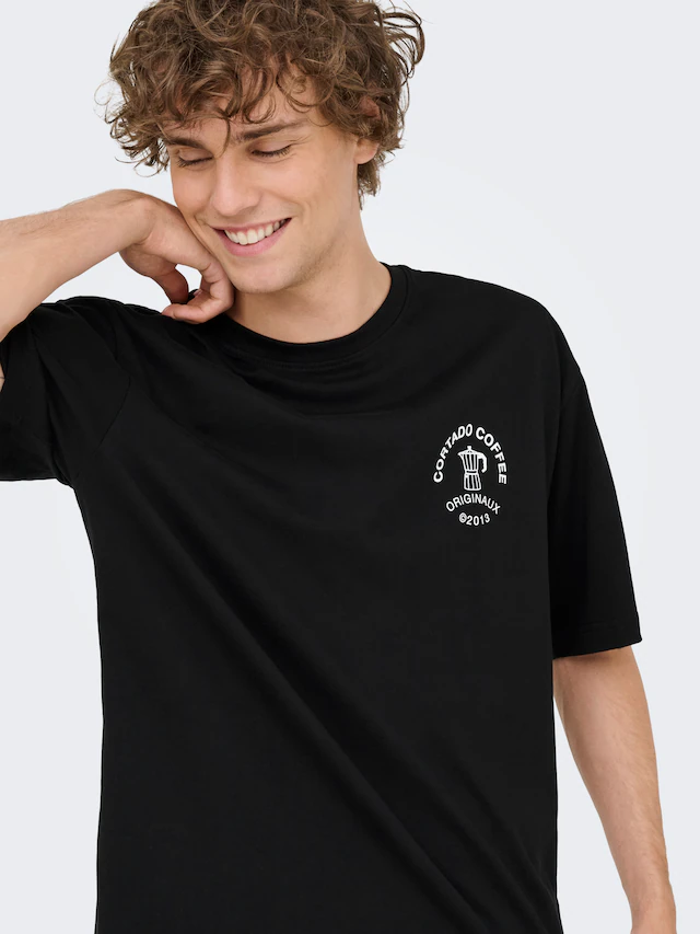 ONLY & SONS T-Shirt »ONSNATHAN RLX SS TEE NOOS« Baumwolle, relaxed fit