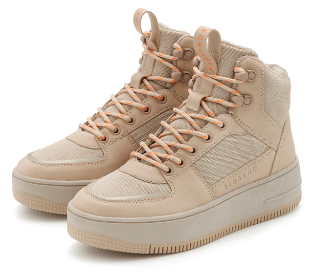 Elbsand Sneaker »Freizeitschuh, Halbschuh, High Top Sneaker, Turnschuh, Schnürschuh« NEU mit wärmendem Futter und wasserabweisender Comfortex-Klimamembran
