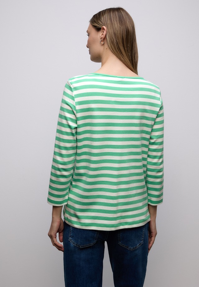 STREET ONE 3/4-Arm-Shirt aus reiner Baumwolle