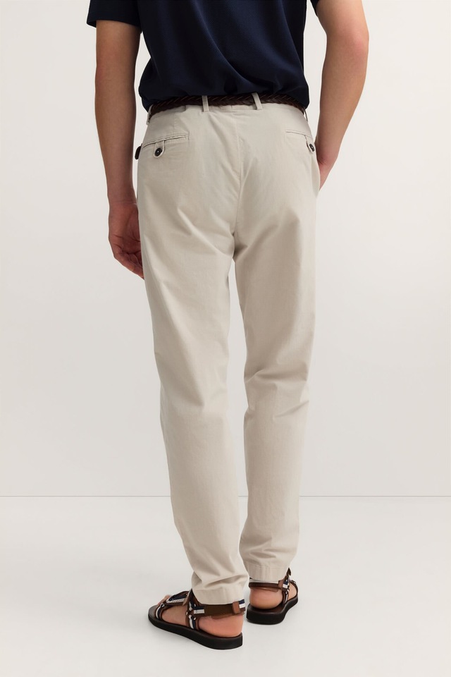 bugatti Bundfaltenhose »Tapered Fit« aus Luxury Pima Cotton Feincord