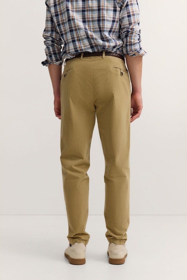 bugatti Bundfaltenhose »Tapered Fit« aus Luxury Pima Cotton Feincord