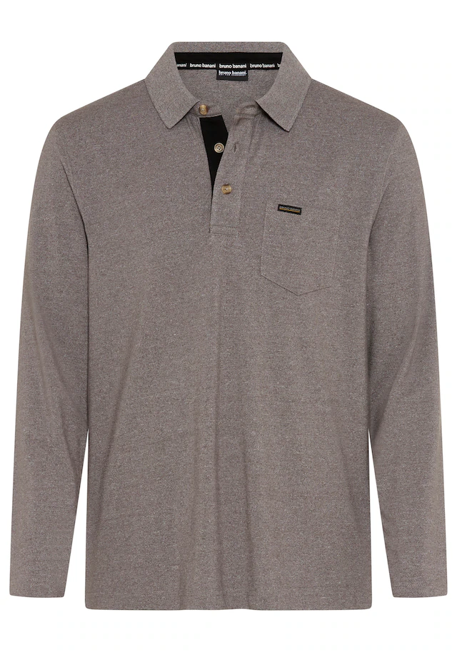 Bruno Banani Langarm-Poloshirt Angenehm weiche Jersey-Qualität trifft auf klassischen Polo-Style