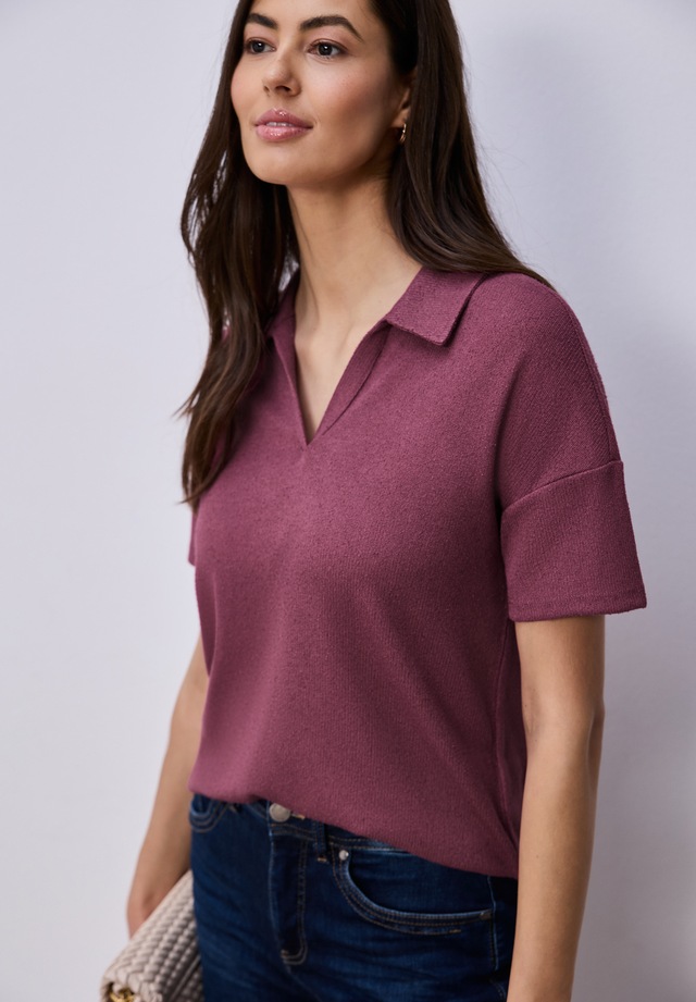STREET ONE Poloshirt mit Stretchanteil