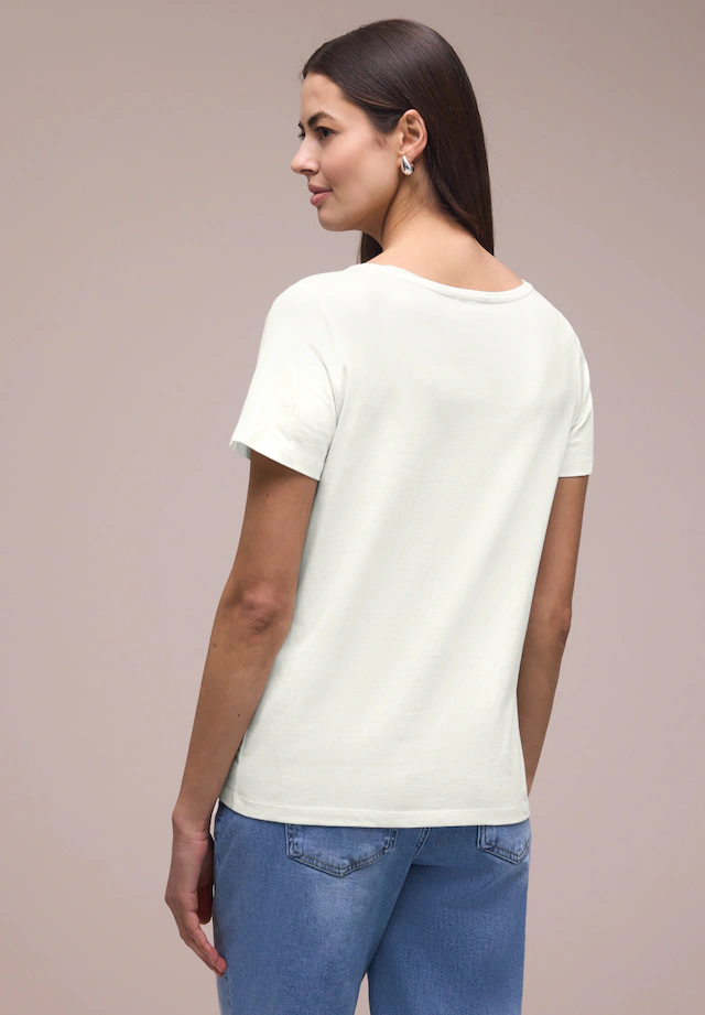 STREET ONE Kurzarmshirt Sommershirt mit Print