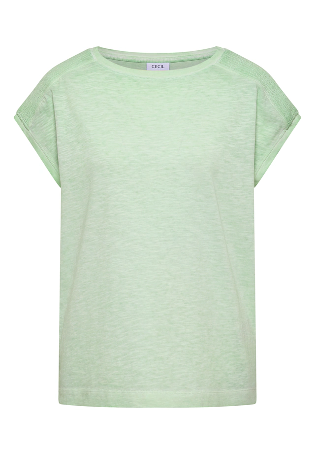 Cecil T-Shirt aus Jersey in Unifarbe