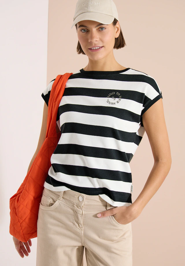Cecil T-Shirt Mit Printdetail