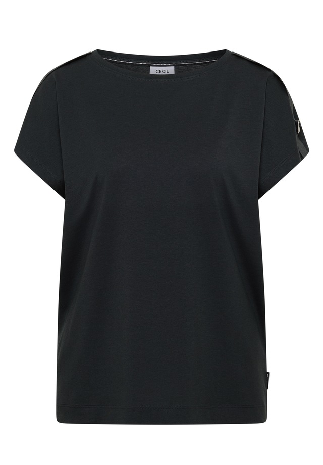 Cecil Kurzarmshirt Sommershirt mit Schnallendetail